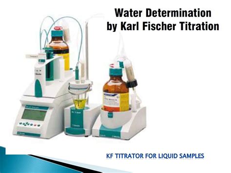 karl fischer titration sensitivity